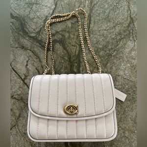 Coach Madison Quilted in Chalk